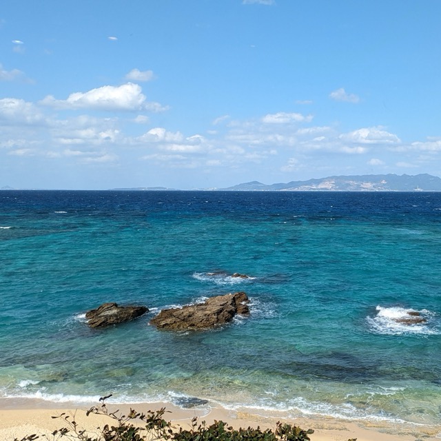 The sea in Okinawa